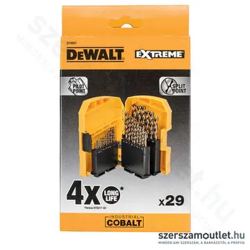 DEWALT Fém csigafúró készlet, 1-13mm 29db-os (DT4957-QZ)