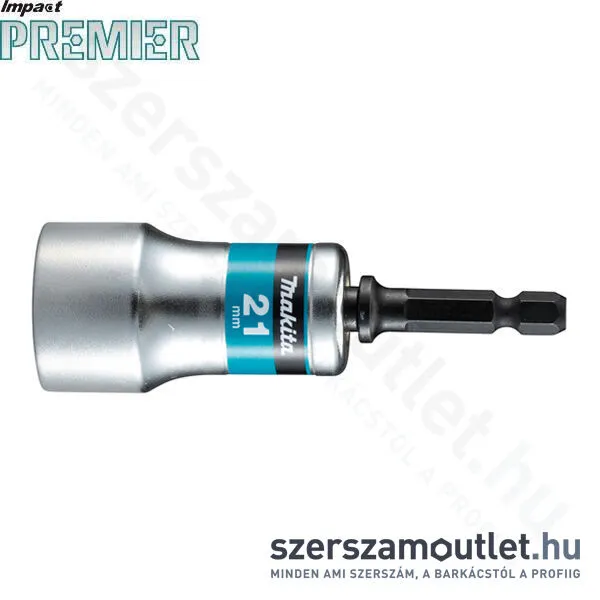 MAKITA impact PREMIER csuklós dugókulcs H21 80mm 1db (E-03539)