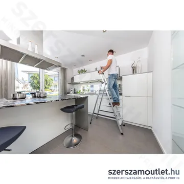 KRAUSE MONTO SAFETY Háztartási létra 5 fokos (126337)