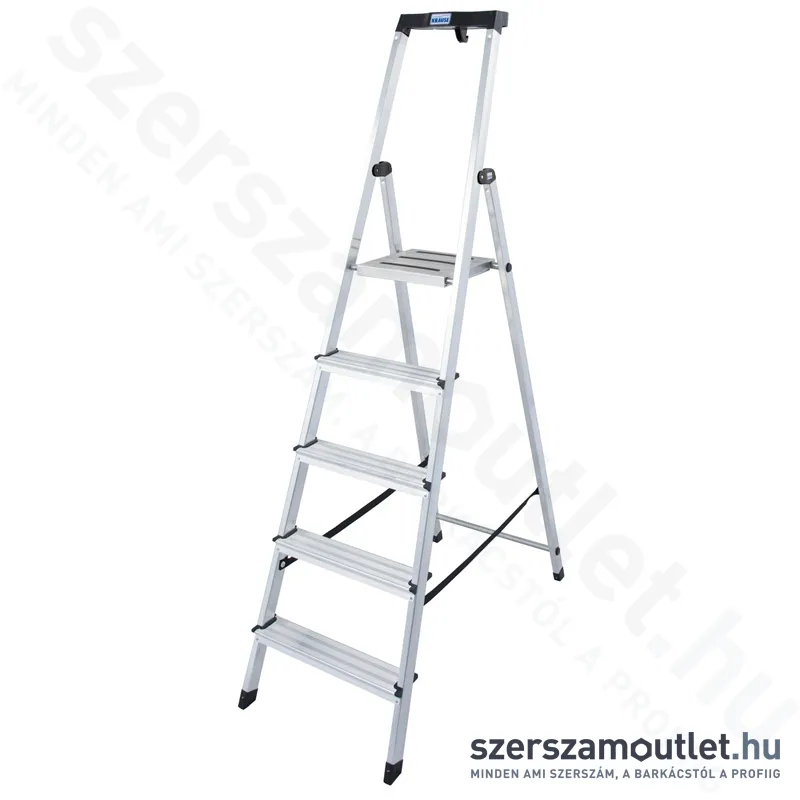 KRAUSE MONTO SAFETY Háztartási létra 5 fokos (126337)