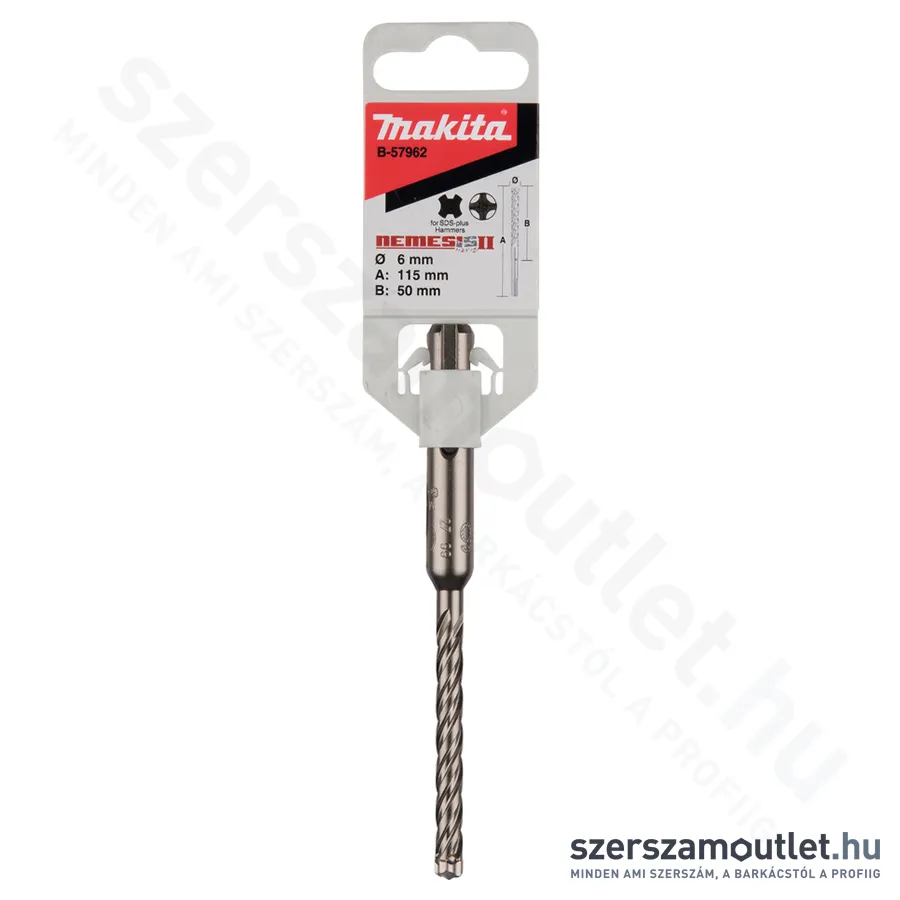 MAKITA SDS-Plus Nemesis Zentro Plus fúró 6x115/50mm (B-57962)