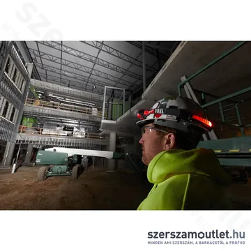 MILWAUKEE L4 HL-VIS-301 USB újratölthető sisak lámpa (600lm) (3,0Ah/4V)