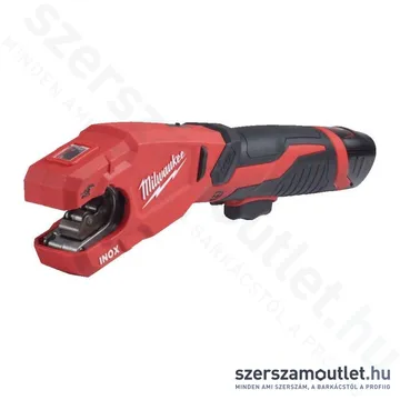 MILWAUKEE M12 PCSS-202C Akkus csővágó INOX, kofferben (2x2,0Ah/12V)