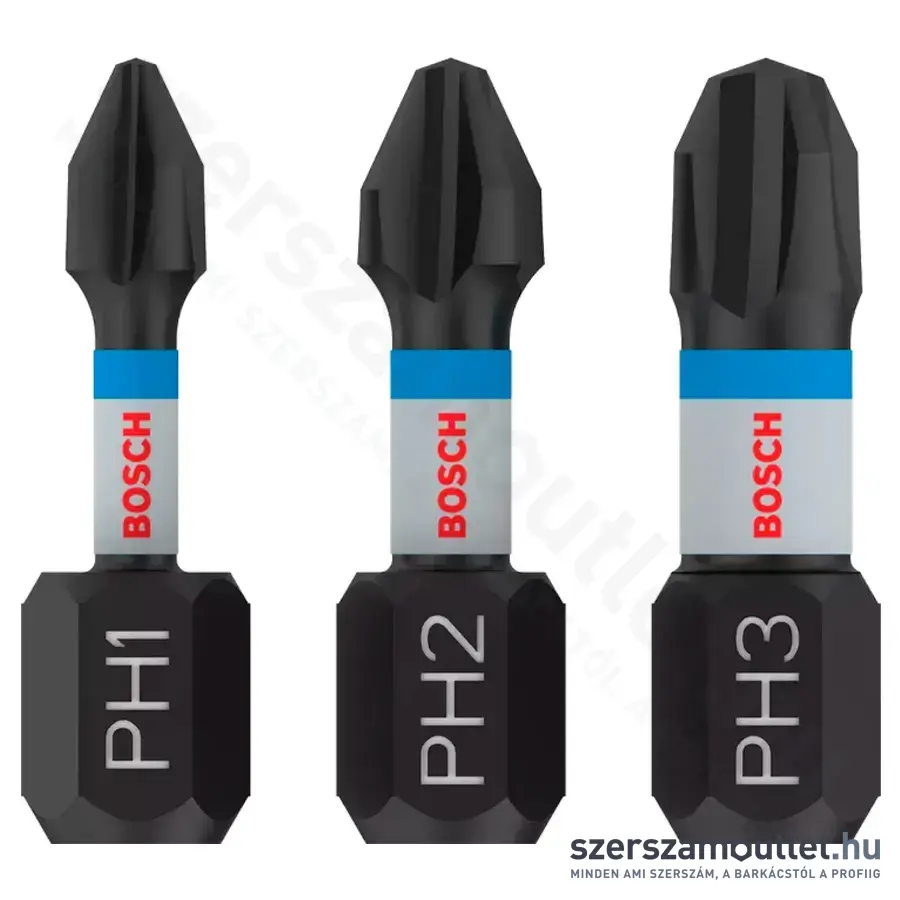BOSCH Impact Control PH csavarbitek 25mm (3db)