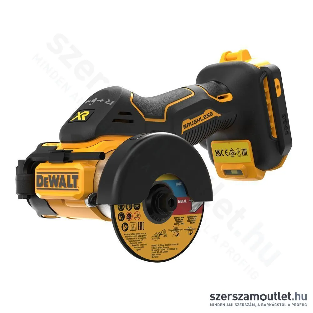 DEWALT DCS438N-XJ Akkus kompakt vágószerszám (76mm/18V) (Akku és töltő nélkül)