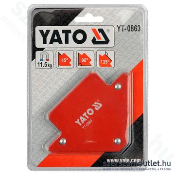 YATO Hegesztési munkadarabtartó mágnes 82x120x13mm (YT-0863)