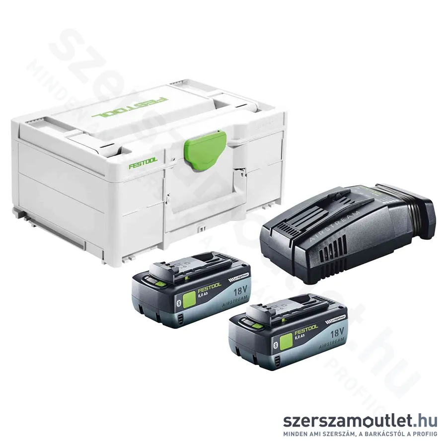 FESTOOL SYS 18V 2x8,0Ah/SCA 16 Energia szett (akku+töltő)