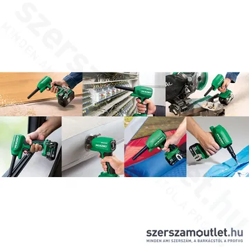 HIKOKI RA18DA-W4Z Akkus légfúvó (18V) (Akku és töltő nélkül!)