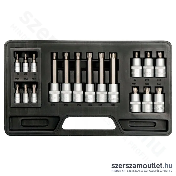 YATO Bit dugókulcs készlet 18 részes Torx 1/4