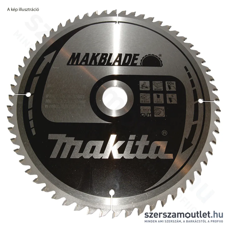MAKITA MAKBLADE Körfűrésztárcsa 305x30mm Z80