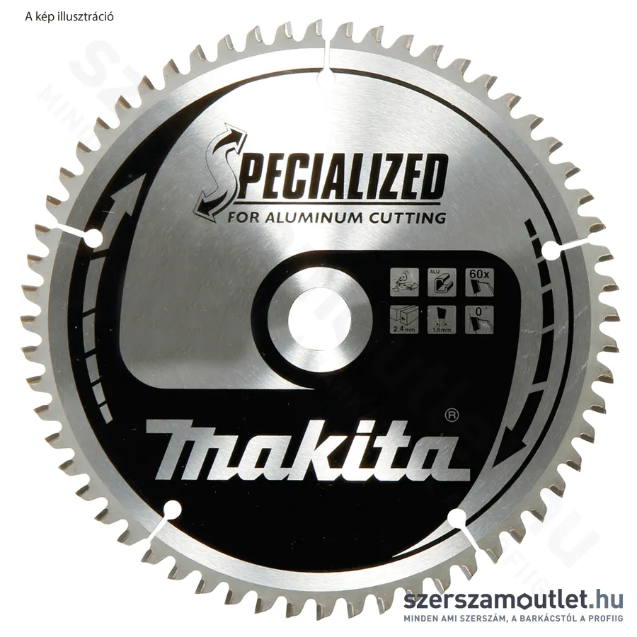 MAKITA SPECIALIZED Körfűrésztárcsa ALUMÍNIUM 250x30mm Z100