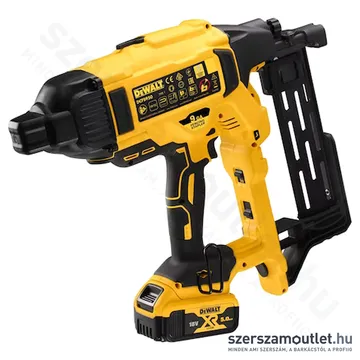 DEWALT DCFS950 Akkus szénkefementes kerítés kapcsozó (2x5,0Ah/18V)