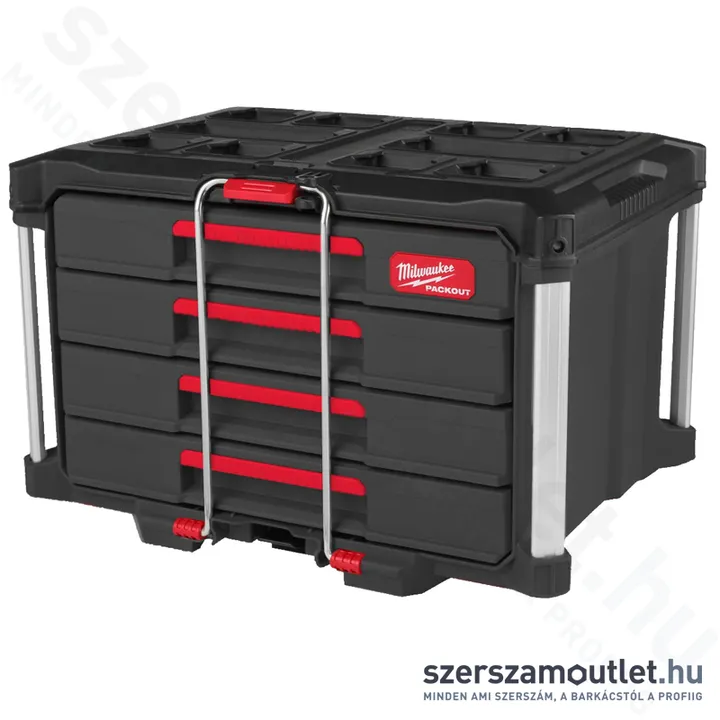 MILWAUKEE PACKOUT 4 Fiókos tároló láda