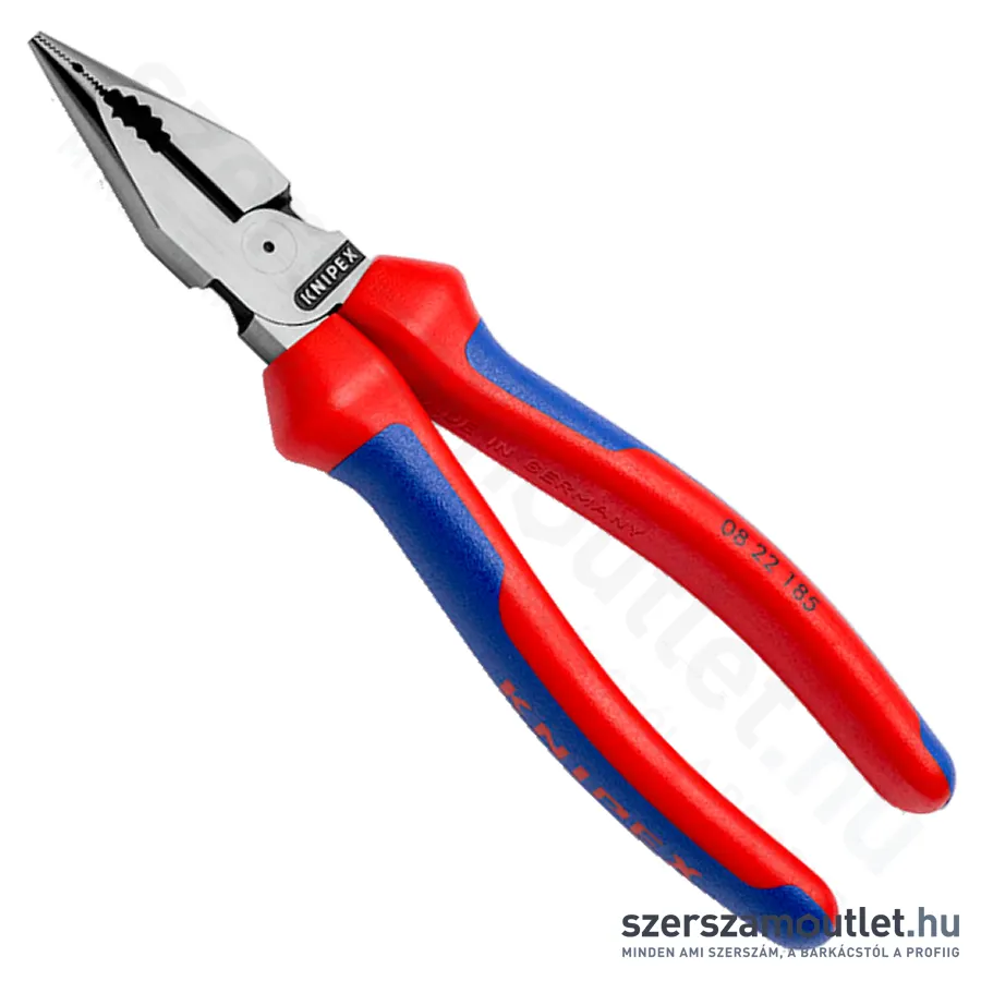 KNIPEX Hegyes kombinált fogó 185mm (08 22 185)