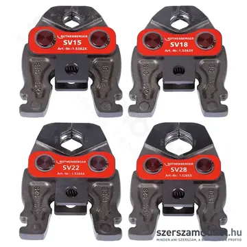 ROTHENBERGER Compact préspofa készlet SV15-18-22-28+Rocase (rézhez)