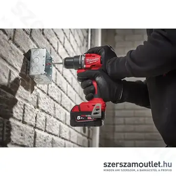 MILWAUKEE M18 BLPDRC-502C Akkus ütvefúró-csavarozó kofferben (2x5,0Ah/18V) (4933492826)