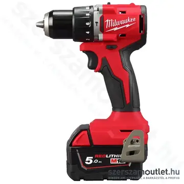 MILWAUKEE M18 BLPDRC-502C Akkus ütvefúró-csavarozó kofferben (2x5,0Ah/18V) (4933492826)