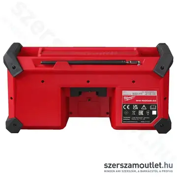 MILWAUKEE M18 RADDAB+G2-0 Akkus rádió (18V) (Akku és töltő nélkül!)