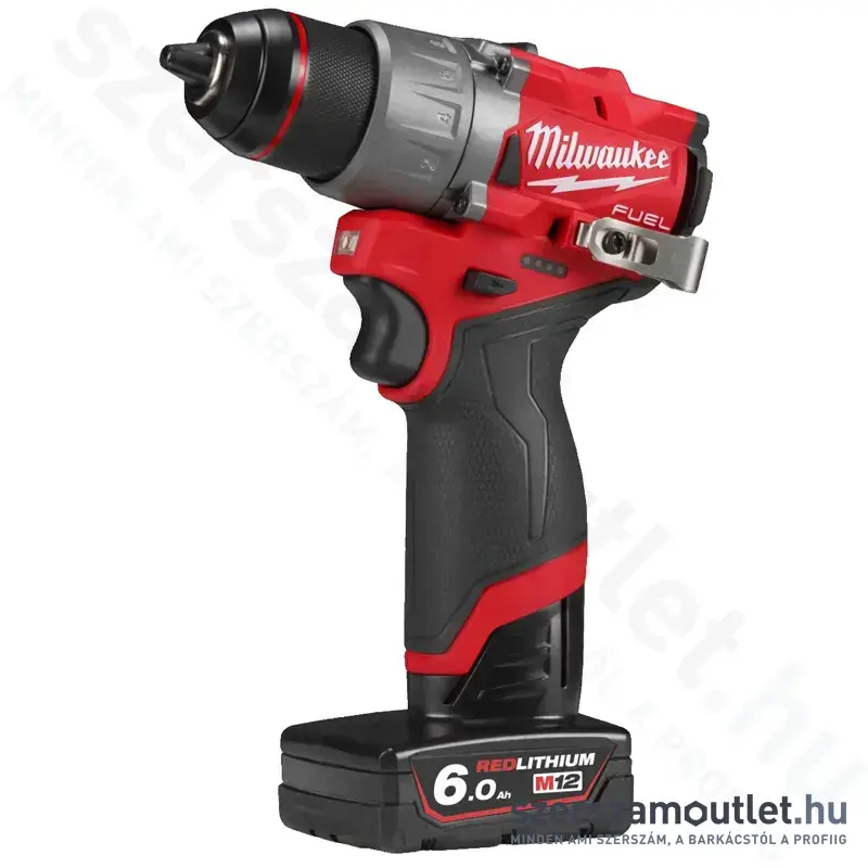 MILWAUKEE M12 FDD2-602X Akkus fúró-csavarbehajtó HD kofferben (2x6,0Ah/12V) (4933479875)
