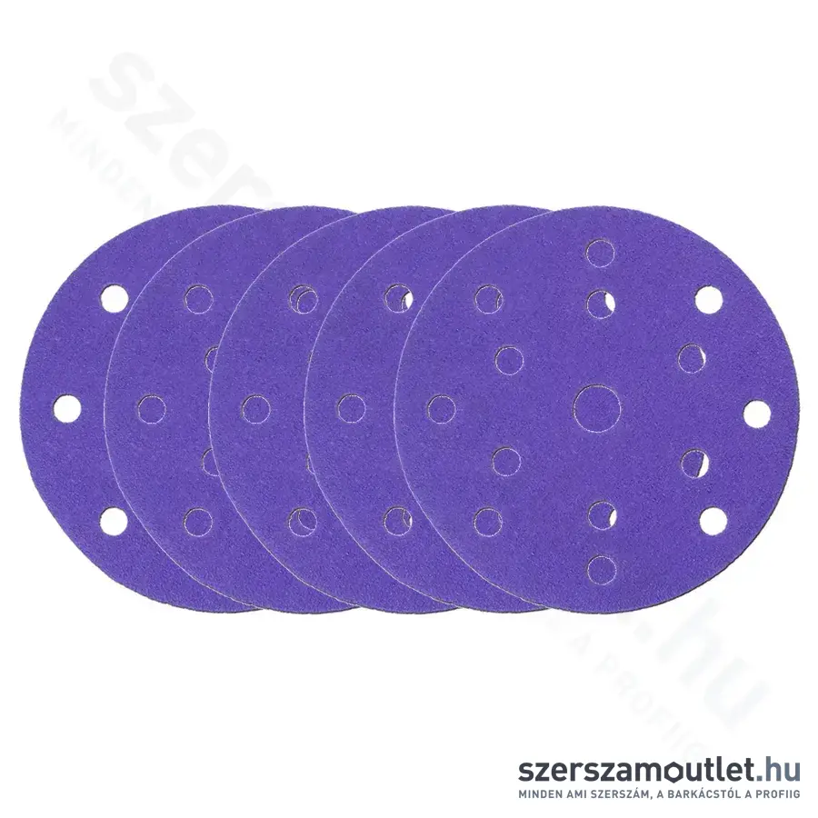 DEDRA Csiszolókorong tépőzáras, P800, 150mm (5db/csomag) (DED79829C)
