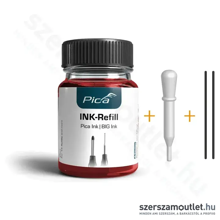 PICA Tinta utántöltő készlet 25ml (Piros) (55840PICA)