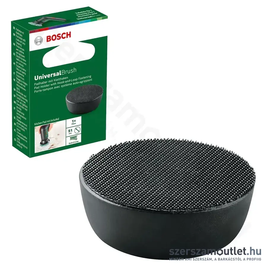 BOSCH Párnatartó tépőzáras rögzítéssel akkus tisztítókeféhez 51mm (1600A023KX)