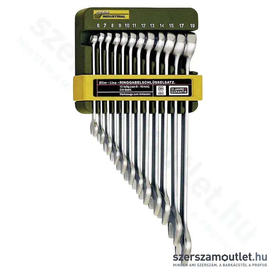 PROXXON SlimLine Csillag-villáskulcs készlet 6-19mm, 12db-os