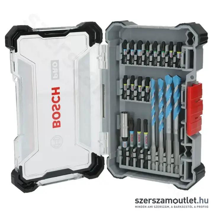 BOSCH PRO Impact Csavarbitkészlet + fúrószár készlet 5-8mm, 20db-os