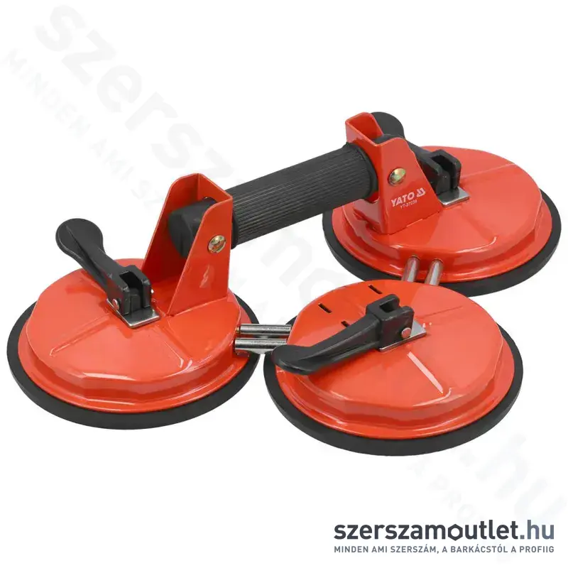 YATO Vákuumos ablakemelő/üvegfogó 3x150mm 155kg (YT-37239)