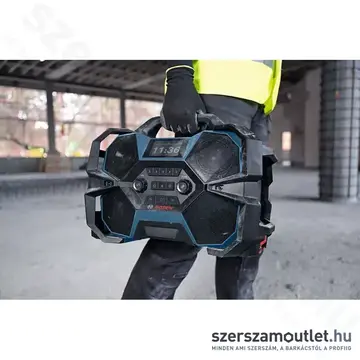 BOSCH GPB 18VH-6 SRC Akkus rádió és töltő (18V) (Akku és töltő nélkül!) (06014A6200)