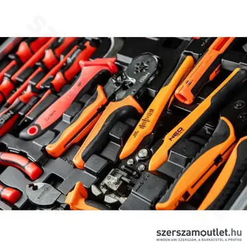 NEO TOOLS Szerszámkészlet villanyszerelőknek 108db-os