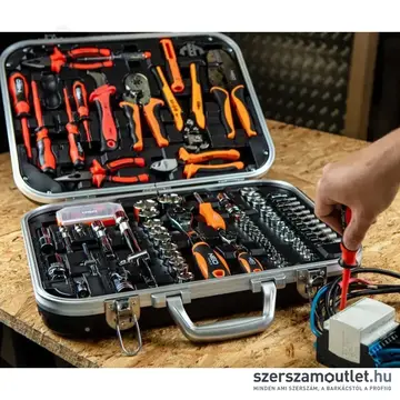 NEO TOOLS Szerszámkészlet villanyszerelőknek 108db-os