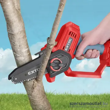 EXTOL Share20V Akkus láncfűrész, egykezes, 155mm (2,0Ah/20V)