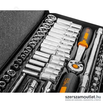 NEO TOOLS Dugókulcs -és bitkészlet 1/4