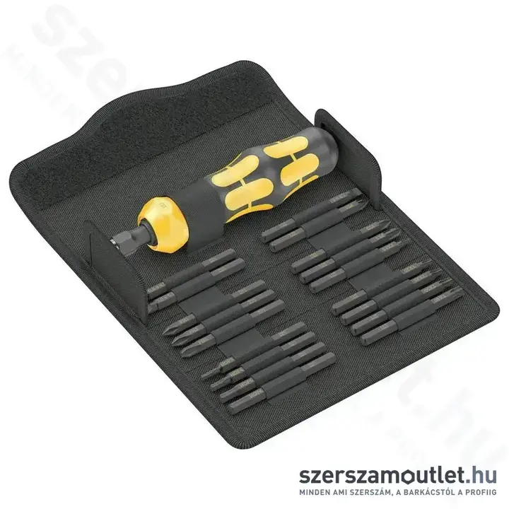 WERA Kraftform Kompakt 900 Hosszított, üthető csavarhúzó készlet 19 részes