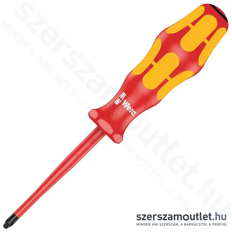 WERA 165 IS PZ VDE Szigetelt csavarhúzó vékony szárral PZ1x80mm