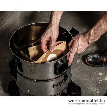 NEO TOOLS Száraz/nedves ipari porszívó, 30l, IPX4, 18kPa, 1400W/230V