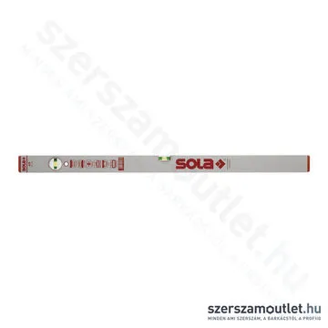 SOLA AZB 60 Eloxált vízmérték 600mm [Ezüst] (AZB 60) (01010801)