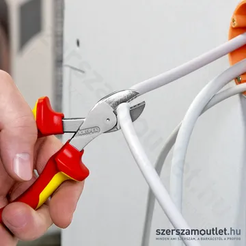 KNIPEX X-CUT SZIGETELT Erő és oldalcsípő fogó 160mm (73 06 160)