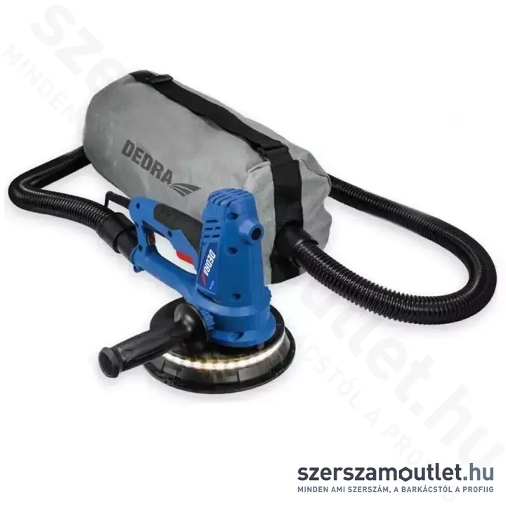 DEDRA Falcsiszoló LED világítással 180mm 750W