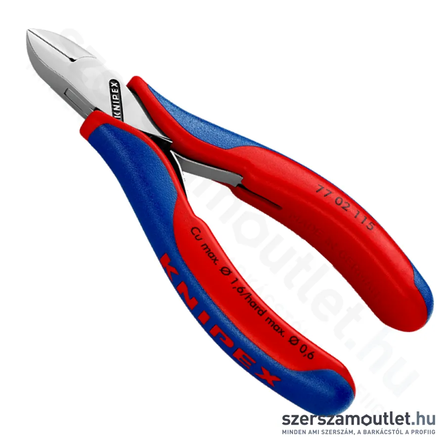 KNIPEX Műszerész oldalcsípőfogó polírozott 115mm (77 02 115)