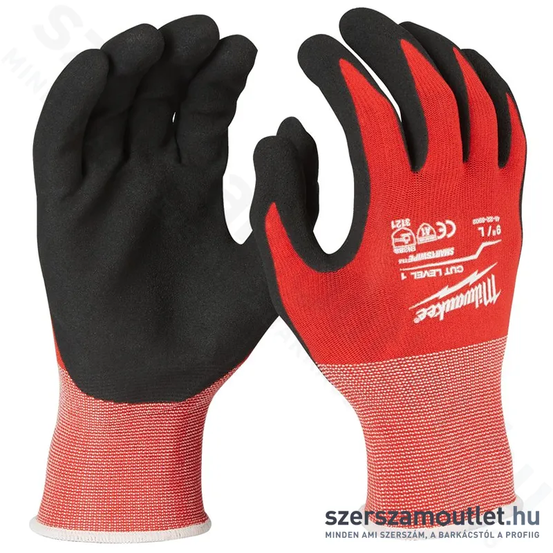 MILWAUKEE Vágásbiztos kesztyű (1/A vágási szint) L/9
