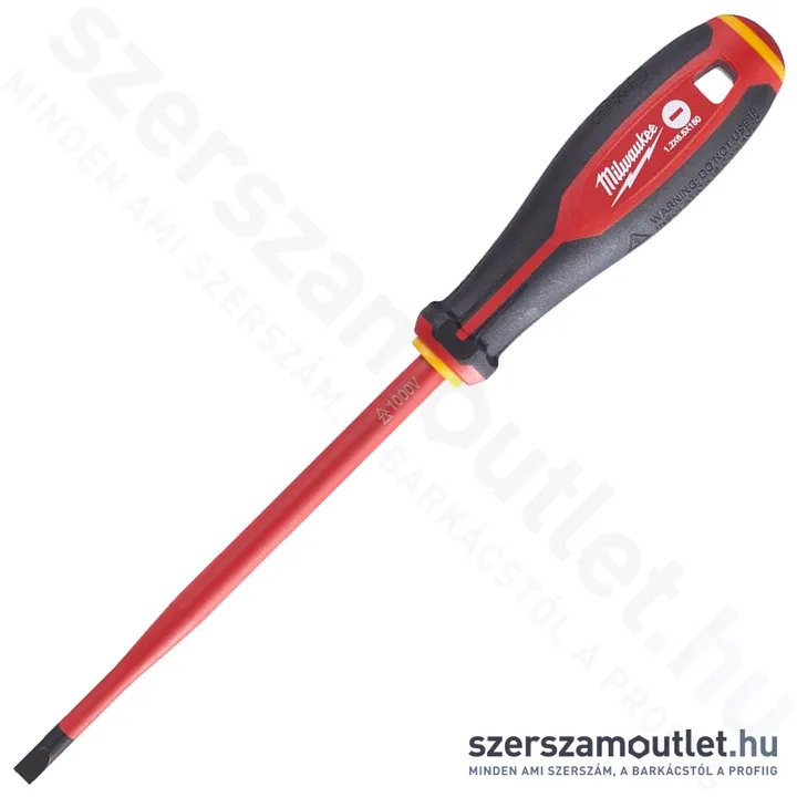 MILWAUKEE VDE szigetelt csavarhúzó lapos SL 1,2x6,5x150mm (4932464039)