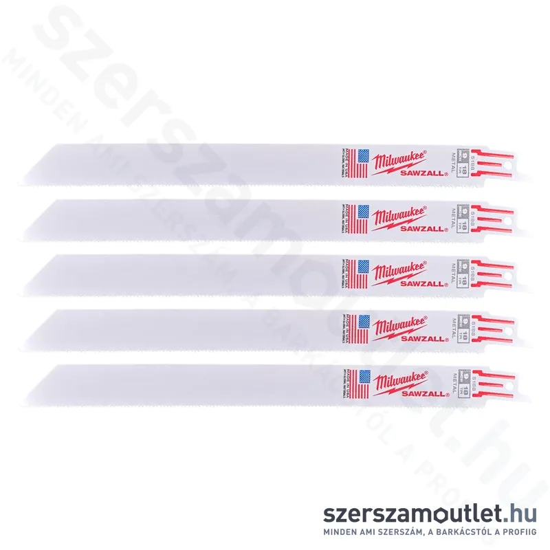 MILWAUKEE Orrfűrészlap 230mm 18TPI (5db) (48475188)