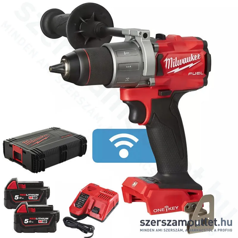 MILWAUKEE M18 ONEPD2-502X Akkus ütvefúró-csavarozó HD kofferben (2x5,0Ah/18V) (4933464527)