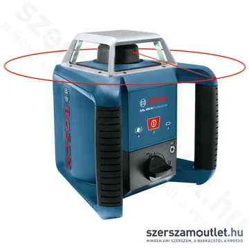 BOSCH GRL 400 H Forgólézer+vevő+BT 170 állvány+GR240 mérőléc+koffer (PIROS) (061599403U)