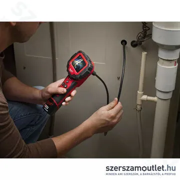 MILWAUKEE M12 IC-201C (S) Akkus vizsgáló kamera kofferben (1x2,0Ah/12V) (4933441680)