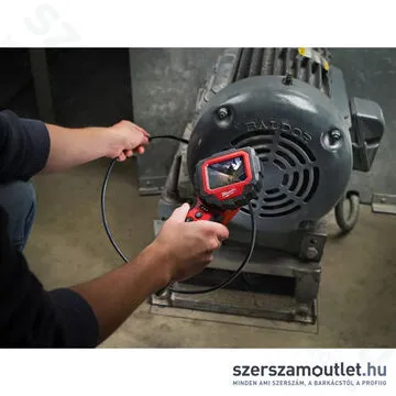 MILWAUKEE M12 IC-201C (S) Akkus vizsgáló kamera kofferben (1x2,0Ah/12V) (4933441680)