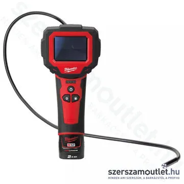 MILWAUKEE M12 IC-201C (S) Akkus vizsgáló kamera kofferben (1x2,0Ah/12V) (4933441680)