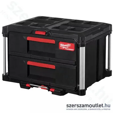 MILWAUKEE PACKOUT 2 Fiókos tároló láda (4932472129)